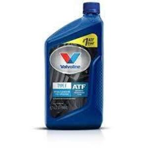 DESCRIPTION: (4) AUTOMATIC TRANSMISSION FLUID BRAND/MODEL: VALVOLINE TYPE F RETAIL$: $13.59 EA SIZE: 1 QT QTY: 4