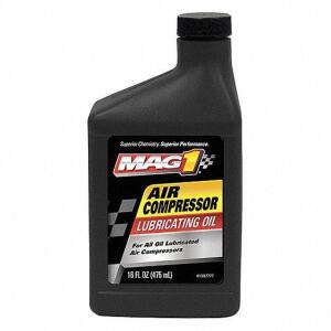 DESCRIPTION: (4) AIR COMPRESSOR OIL BRAND/MODEL: MAG 1 #20RW82 RETAIL$: $5.00 EA SIZE: 16 FL OZ QTY: 4