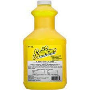 DESCRIPTION: (2) LIQUID CONCENTRATE SPORTS DRINK BRAND/MODEL: SQWINCHER INFORMATION: LEMONAID RETAIL$: $25.00 EA SIZE: 64 OZ QTY: 2