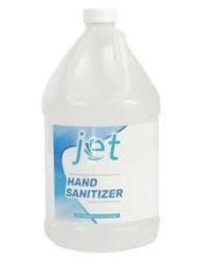 DESCRIPTION: (2) HAND SANITIZER ANTISEPTIC BRAND/MODEL: JET #QB9000-1G RETAIL$: $42.00 SIZE: 1 GALLON QTY: 2