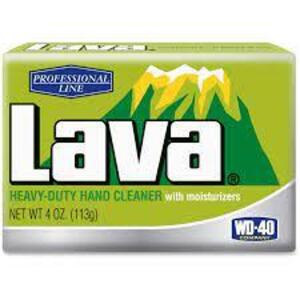 DESCRIPTION: (6) HEAVY DUTY HAND CLEANER BAR SOAP BRAND/MODEL: WD-40 #795647 LAVA RETAIL$: $20.00 TOAL SIZE: 4 OZ QTY: 6