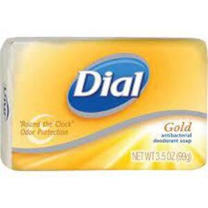 DESCRIPTION: (6) ANTIBACTERIAL DEODORANT BAR SOAP BRAND/MODEL: DIAL INFORMATION: GOLD SCENT SIZE: 3.05 OZ QTY: 6