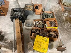 LARGE GROUP OF ROOFING HARDWARE AND FASTENERS