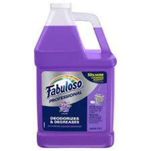 DESCRIPTION: (2) MULTI PURPOSE CLEANER BRAND/MODEL: FABULOSO INFORMATION: LAVENDER, MAKES UP TO 64 GALLONS OF CLEANER RETAIL$: $42/EA SIZE: 1 GALLON Q