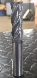 DESCRIPTION: (1) SOLID CARBIDE SQ. END MILL BRAND/MODEL: ACCUPRO 62761168 RETAIL$: $317.64 SIZE: 3/4" DIA 2-1/4" LOC QTY: 1