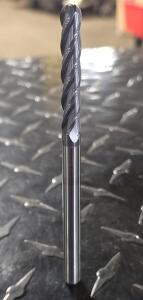 DESCRIPTION: (3) 4 FLUTE SOLID CARBIDE SQ. END MILL BRAND/MODEL: SGS 31930 RETAIL$: 74.72 EA SIZE: 1/4" CUT/SHANK 1*1/2" LOC QTY: 3