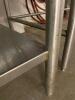 DESCRIPTION: 5' SINGLE WELL STEAM TABLE WITH HAND SINK AND UNDER SHELF INFORMATION: WELDED LEGS SIZE: 60"X36" QTY: 1 - 6