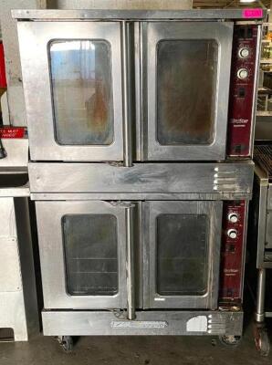 DESCRIPTION: SILVERSTAR DOUBLE STACK GAS CONVECTION OVEN BRAND/MODEL: SOUTHBEND QTY: 1