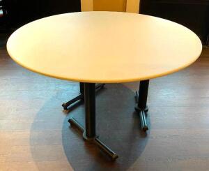 DESCRIPTION: 60" WOODEN DINING TABLE QTY: 1