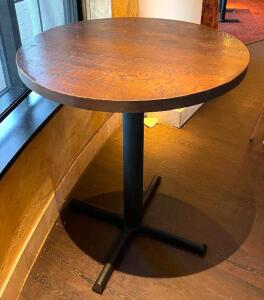 DESCRIPTION: 30" WOODEN PUB TABLE QTY: 1