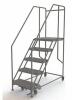 DESCRIPTION: (1) DESCENT ROLLING WORK PLATFORM BRAND/MODEL: TRI-ARC/WLWP15242SL INFORMATION: SINGLE ACCESS/SERRATED/GRAY/5-STEPS RETAIL$: 850.13 SIZE: