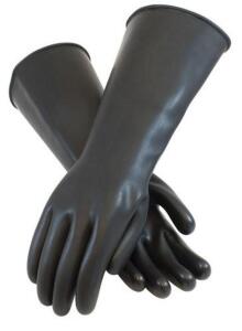 DESCRIPTION: (6) CHEMICAL-RESISTANT GLOVES BRAND/MODEL: PIP ASSURANCE/L442 INFORMATION: BLACK/LATEX/ABRASION, CUT, PUNCTURE & TEAR-RESISTANT RETAIL$: