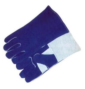 DESCRIPTION: (4) WELDERS GLOVES BRAND/MODEL: STANCO/S-250 INFORMATION: BLUE & GRAY/COWHIDE RETAIL$: 12.98 EACH QTY: 4