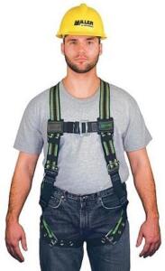 DESCRIPTION: (1) DURAFLEX CONSTRUCTION HARNESS BRAND/MODEL: MILLER/E850-4-UGNU INFORMATION: GREEN/WEIGHT CAPACITY: 300 LBS RETAIL$: 144.32 SIZE: UNIVE