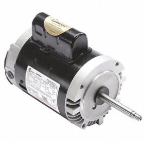 DESCRIPTION: (1) POOL PUMP MOTOR BRAND/MODEL: CENTURY/B668 INFORMATION: HP: .75/SINGLE-PHASE RETAIL$: 250.69 SIZE: 13-7/8"L X 4-7/16"SHAFT LENGTH X 5-