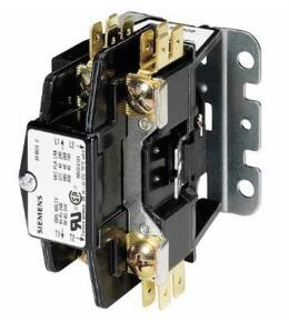 DESCRIPTION: (9) DEFINITE PURPOSE MAGNETIC CONTACTOR BRAND/MODEL: SIEMENS/45CG10AGA INFORMATION: 1-POLE/60 HZ RETAIL$: 29.34 EACH SIZE: 2.81"H X 3.38"