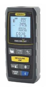 DESCRIPTION: (2) LASER DISTANCE METER BRAND/MODEL: GENERAL/TS01 INFORMATION: MAX MEASURING DISTANCE: 100' RETAIL$: 106.99 EACH QTY: 2