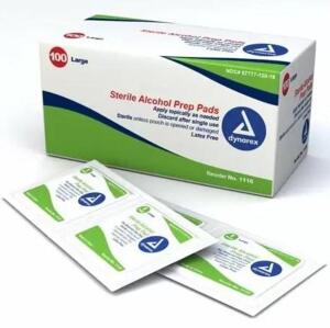 DESCRIPTION: (5) PACKS OF (20) ALCOHOL PADS BRAND/MODEL: HONEYWELL NORTH/155818X INFORMATION: ANTISEPTICS/100-COUNT RETAIL$: 126.40 PER PK OF 20 SIZE: