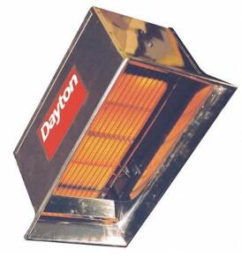 DESCRIPTION: (1) SUSPENDED INFRARED PANEL HEATER BRAND/MODEL: DAYTON/3E132 INFORMATION: 30,000 BTUH/NATURAL GAS/OPERATING TEMP: 1,780F/MINOR DAMAGES,