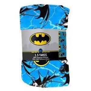 DESCRIPTION: (2) ROLLS OF COTTON BATMAN FABRIC BRAND/MODEL: DC COMICS RETAIL$: $8.00 EA SIZE: 1.5 YARDS QTY: 2