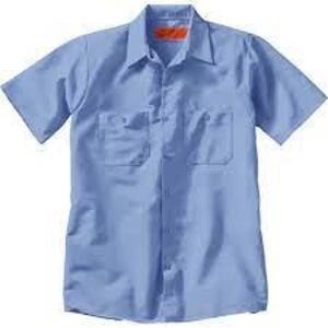 DESCRIPTION: (20) WORK SHIRTS BRAND/MODEL: RED CAP INFORMATION: BLUE RETAIL$: $13.00 EA SIZE: SMALL QTY: 20