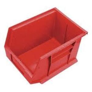 DESCRIPTION: (8) STACKABLE STORAGE BINS BRAND/MODEL: QUANTUM STORAGE #0-3/4"L X 8-1/4"W X 7"H INFORMATION: RED RETAIL$: $15.00 EA SIZE: 0-3/4"L X 8-1/