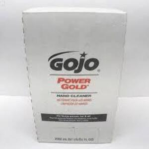 DESCRIPTION: (2) HAND CLEANER BRAND/MODEL: GOJO POWER GOLD RETAIL$: $35.00 EA SIZE: 2000 ML QTY: 2