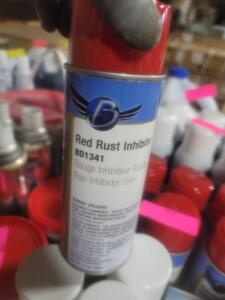 DESCRIPTION: (6) SPRAY PAINT BRAND/MODEL: CLASS C SOLUTIONS GROUP #BD1381 INFORMATION: FORD RED RETAIL$: 8.76 SIZE: 12 OZ QTY: 6