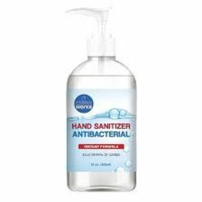 DESCRIPTION: (6) HAND SANITIZER BRAND/MODEL: CLEAN WORKS RETAIL$: $4.15 EA SIZE: 10 OZ QTY: 6