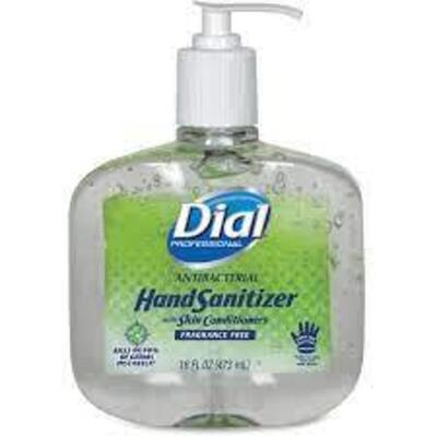 DESCRIPTION: (3) HAND SANITIZER GEL BRAND/MODEL: DIAL RETAIL$: $9.84 EA SIZE: 16 OZ QTY: 3