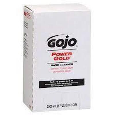 DESCRIPTION: (2) HAND CLEANER BRAND/MODEL: GOJO POWER GOLD RETAIL$: $35.00 EA SIZE: 2000 ML QTY: 2