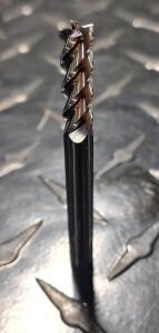 DESCRIPTION: (2) SOLID CARBIDE SQ. END MILLS BRAND/MODEL: ACCUPRO 07765761 RETAIL$: $ 21.75 EA SIZE: 1/4" DIA 3/4" LOC QTY: 2