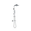 SIENA 1-SPRAY DUAL SHOWER HEAD AND HANDHELD SHOWER HEAD IN STAINLESS STEEL