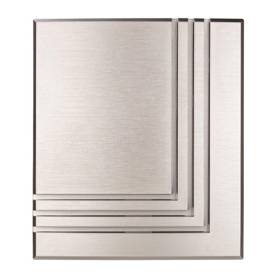 WIRELESS OR WIRED DOOR BELL IN BRUSHED NICKEL