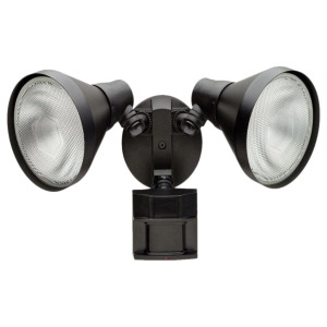 270-DEGREE BLACK MOTION OUTDOOR SECURITY LIGHT