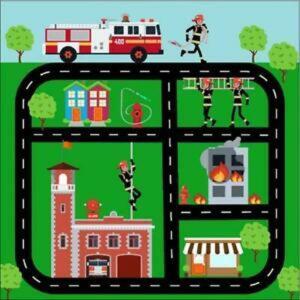 FIRE TRUCK PLAY MAT