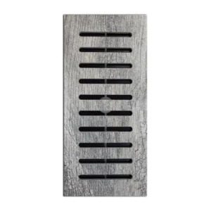 MADE2MATCH MONTAGNA DAPPLE GRAY PORCELIAN FLOOR VENT REGISTER