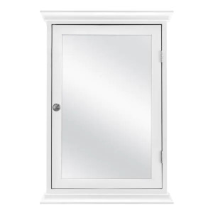 FOG FREE SURFACE MOUNT MEDICINE CABINET IN WHITE WITH MIRROR