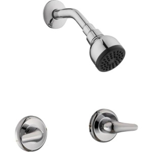 ARAGON 2-HANDLE 1-SPRAY SHOWER FAUCET IN CHROME (VALVE INCLUDED)