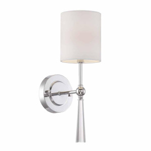 1-LIGHT CHROME WALL SCONCE