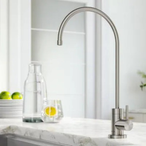 PURITA SINGLE-HANDLE WATER DISPENSER FAUCET FOR WATER FILTRATION SYSTEM IN SPOT FREE STAINLESS STEEL