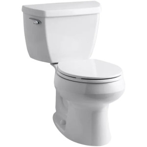 WELLWORTH CLASSIC COMPLETE SOLUTION 2PC SINGLE FLUSH TOILET IN WHITE (NO TOILET SEAT)