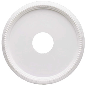 16" WHITE BEADED CEILING MEDALLION