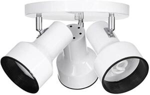 3-LIGHT WHITE CEILING SPOTLIGHT