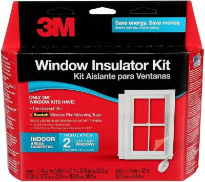 (3) 2CT PACKS OF WINDOW INSULATOR KITS