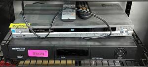 (2) DVD PLAYERS WITH REMOTES