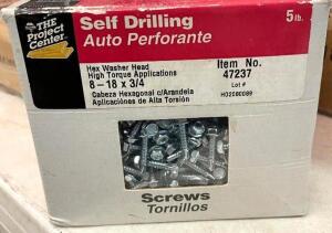 5 LB. BOX OF 8-18X3/4 HEX WASHER HEAD SELF DRILLING SCREWS