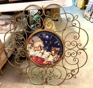 SANTA CLAUS DECORATIVE CLOCK