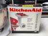 KITCHEN AID MIXER AND ACCESSORY SET - 6