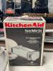 KITCHEN AID MIXER AND ACCESSORY SET - 7